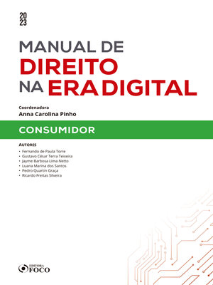 cover image of Manual de direito na era digital--Consumidor